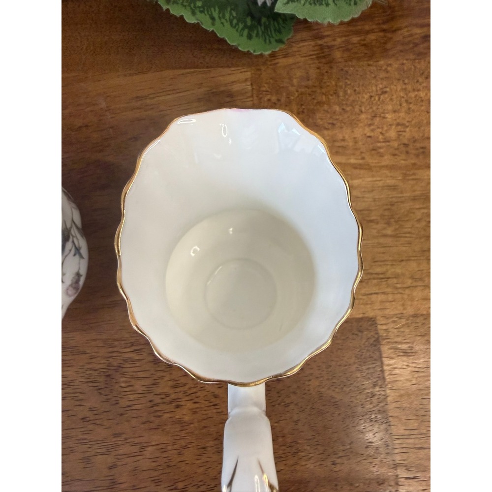 Vintage Royal Albert Brigadoon Bone China Creamer and Sugar Set England Thistle‎ - Picture 9 of 10